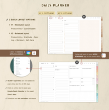 All-in-one Digital Planner 2025 2026 + Undated