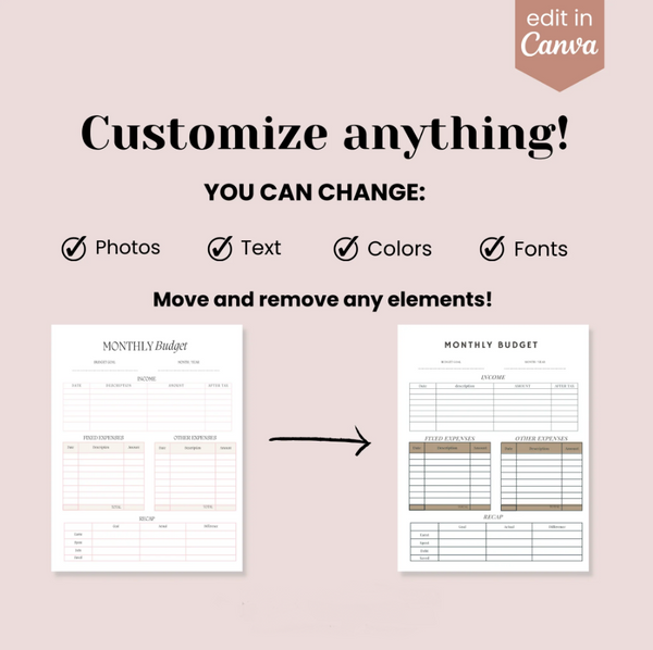 Budget Planner Template