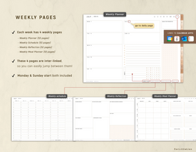 All-in-one Digital Planner 2025 2026 + Undated